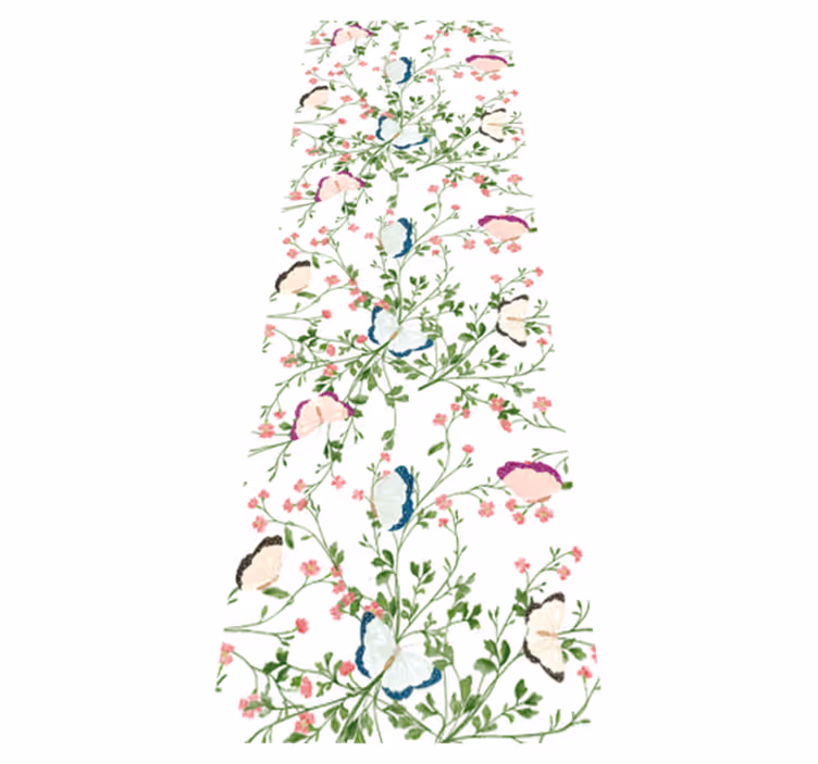 Vinyl teppich schlafzimmer im fantasy aquarell design - TenStickers