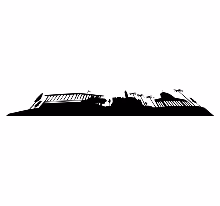 Vinyl teppich schlafzimmer jerusalem skyline - TenStickers