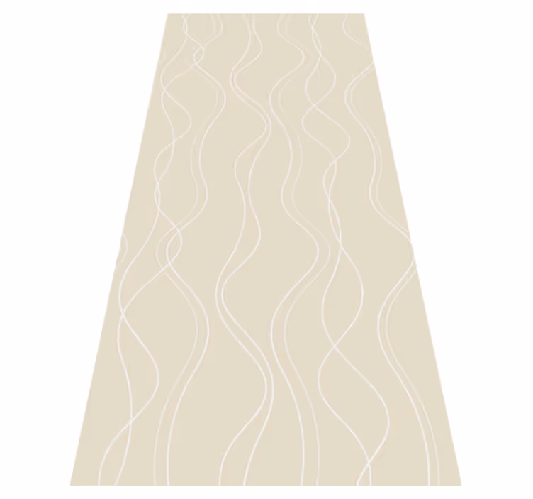 Vinyl teppich nordisch in weiß und beige muster - TenStickers