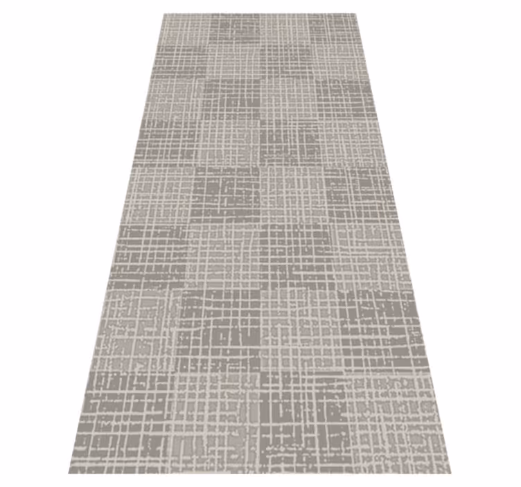 Vinyl teppich nordisch in skandinavisch aschgrau quadrat - TenStickers