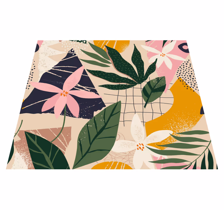Vinyl teppich natur ein garten im zuhause - TenStickers