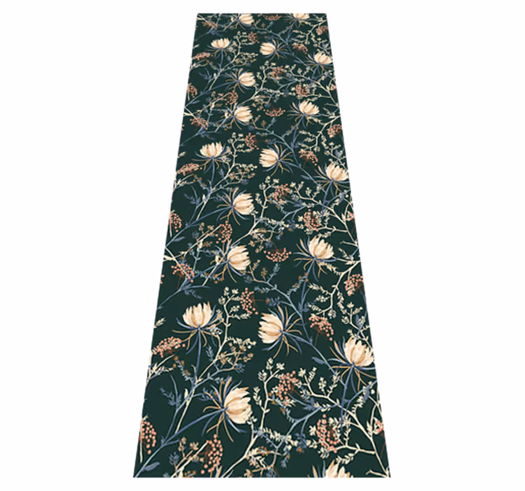 Vinyl teppich natur im restore emerald stil - TenStickers