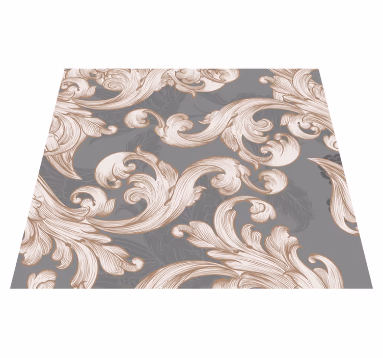 Vinyl teppich vintage tapete belle grise - TenStickers
