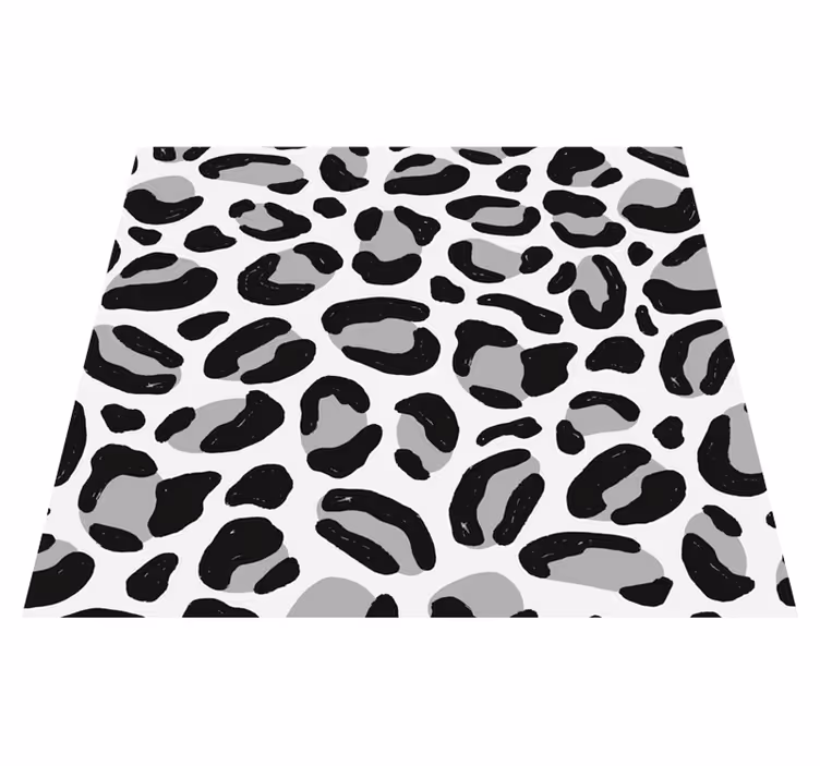 Vinyl teppich tiere leopardfell - TenStickers