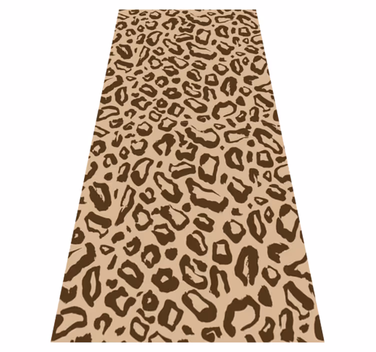 Vinyl teppich tiere mit großen und kleinen leopardenflecken - TenStickers