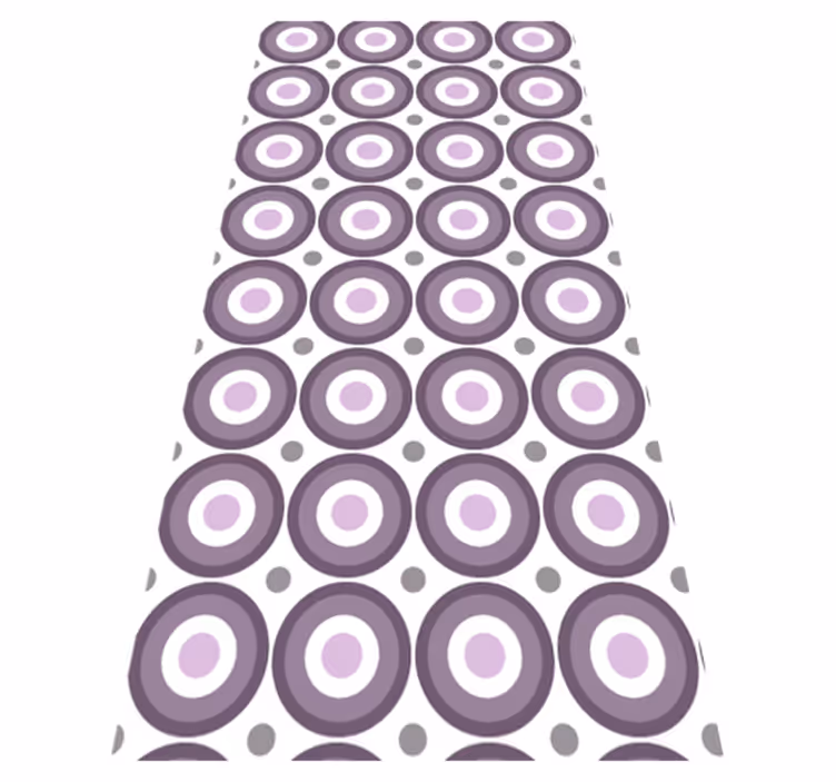 Vinyl teppich textur lilac im 70er jahre stil - TenStickers