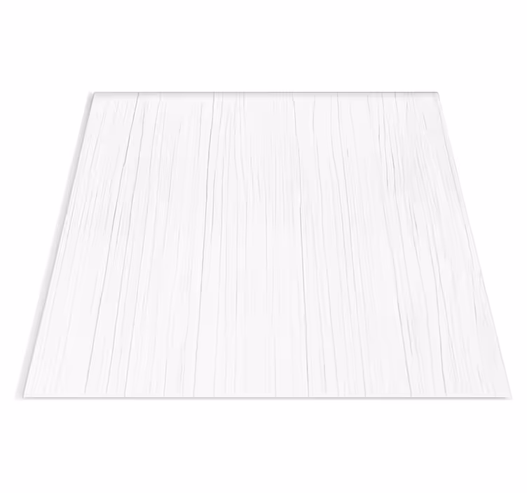 Vinyl teppich textur in reinem weißen holz - TenStickers