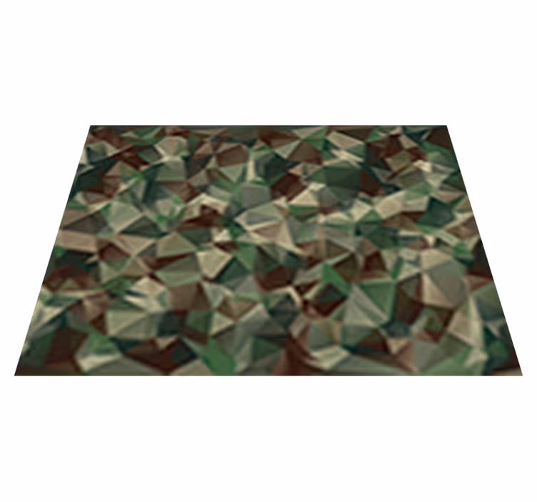 Vinyl teppich textur im camouflage design - TenStickers