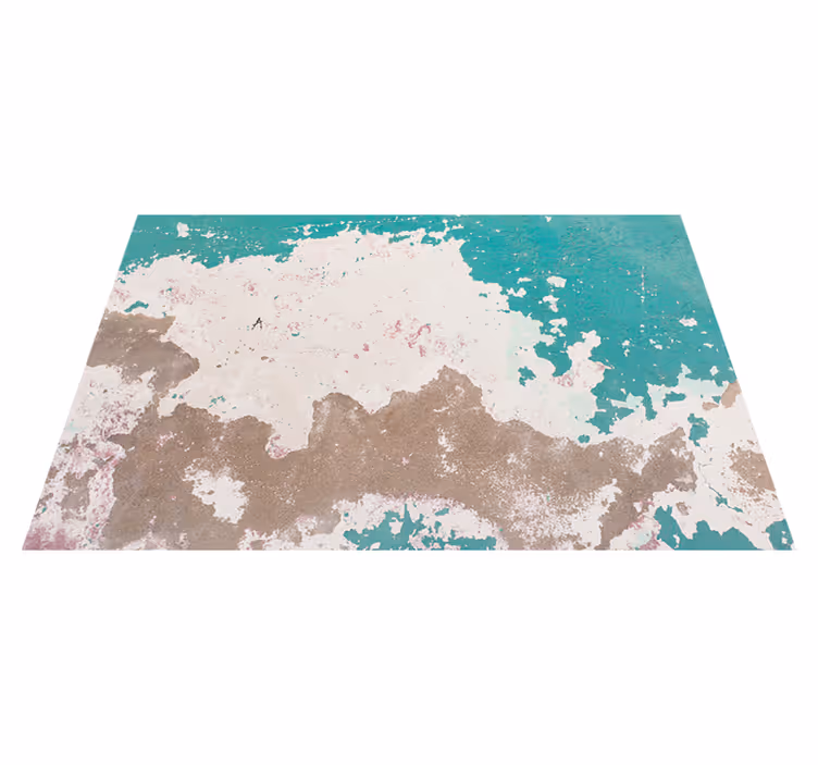 Vinyl teppich textur grunge abblätternde wand - TenStickers