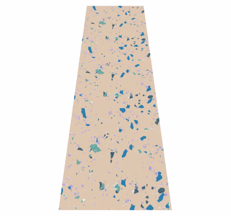 Vinyl teppich textur bunte terrazzo steinoptik - TenStickers