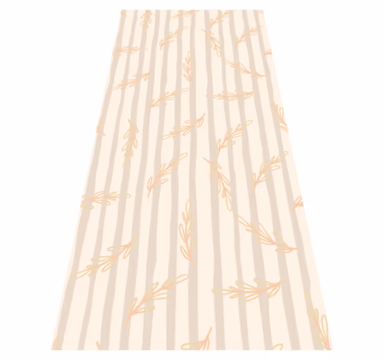 Vinyl teppich flur elegant beige - TenStickers