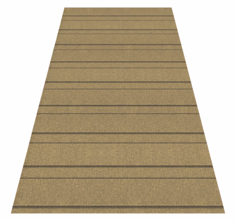 Vinyl teppich beige mit beigen streifen - TenStickers