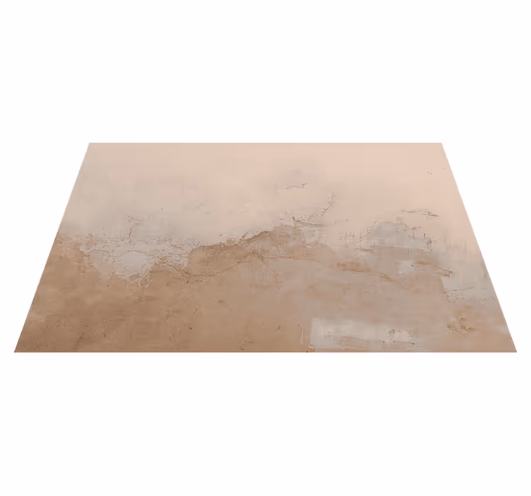 Vinyl teppich beige struktur in sandfarbe - TenStickers