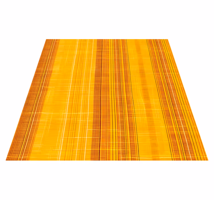 Gelber vinyl teppich mit gestreiften sonnenblumen - TenStickers