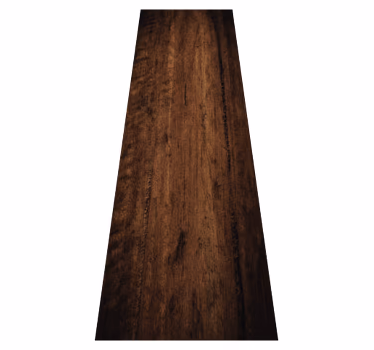 Vinyl teppich braun in rohem dunkelbraun patiniertem holz - TenStickers