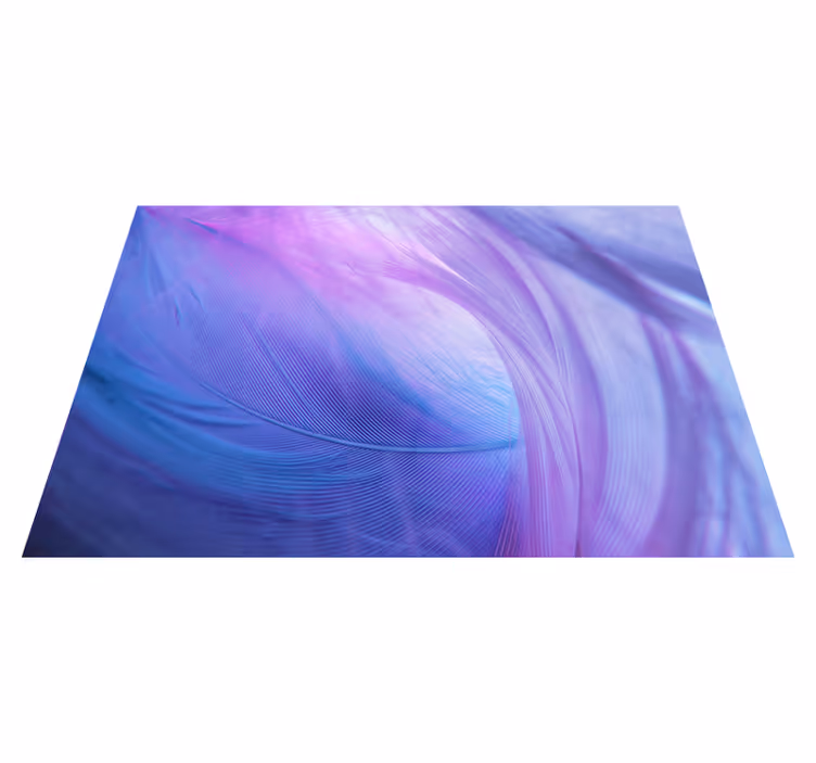 Vinyl teppich lila mit 3d blau-lila wirbel - TenStickers