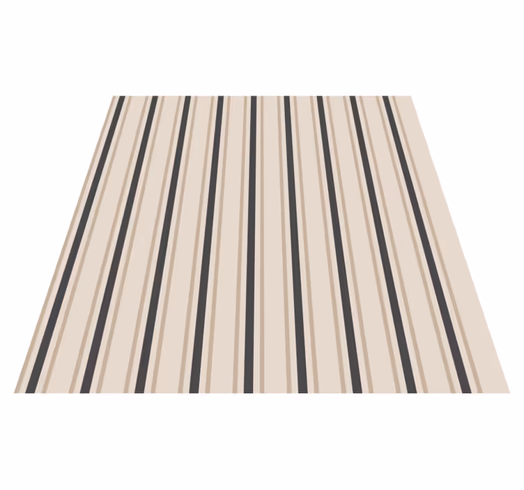Vinyl teppich terrasse in schwarz und beige - TenStickers