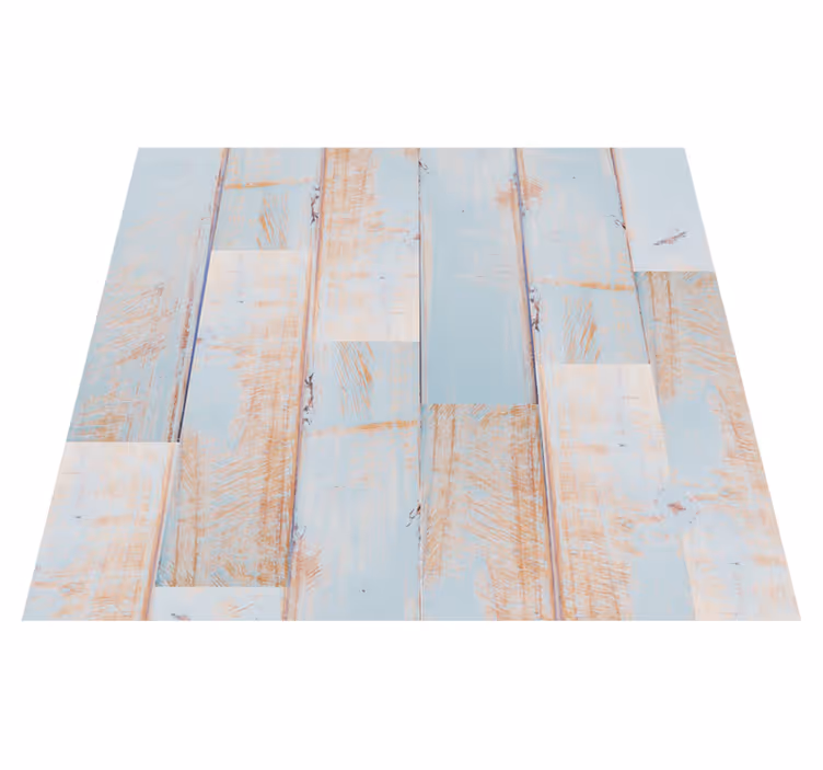 Vinyl teppich terrasse verwitterte holzplanken - TenStickers