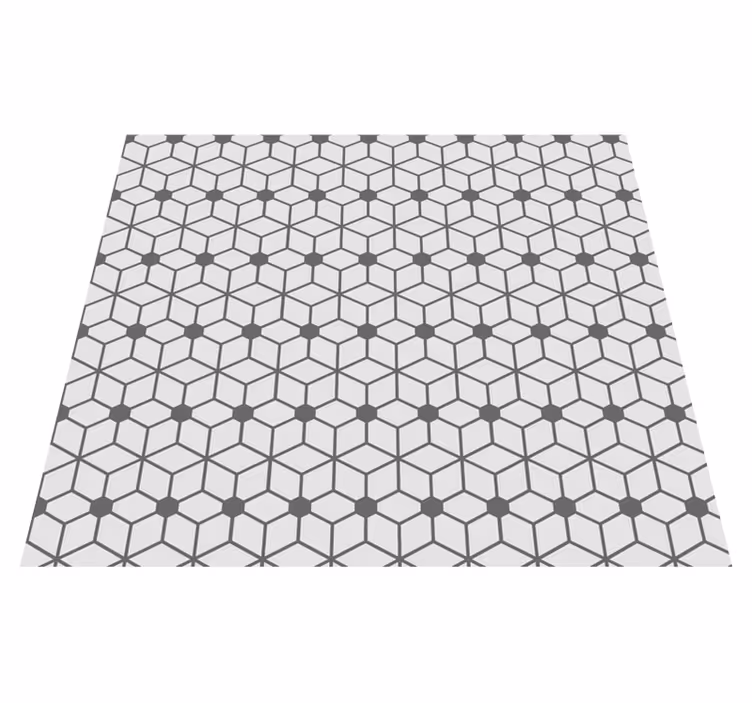 Vinyl teppich terrasse graues mosaik - TenStickers