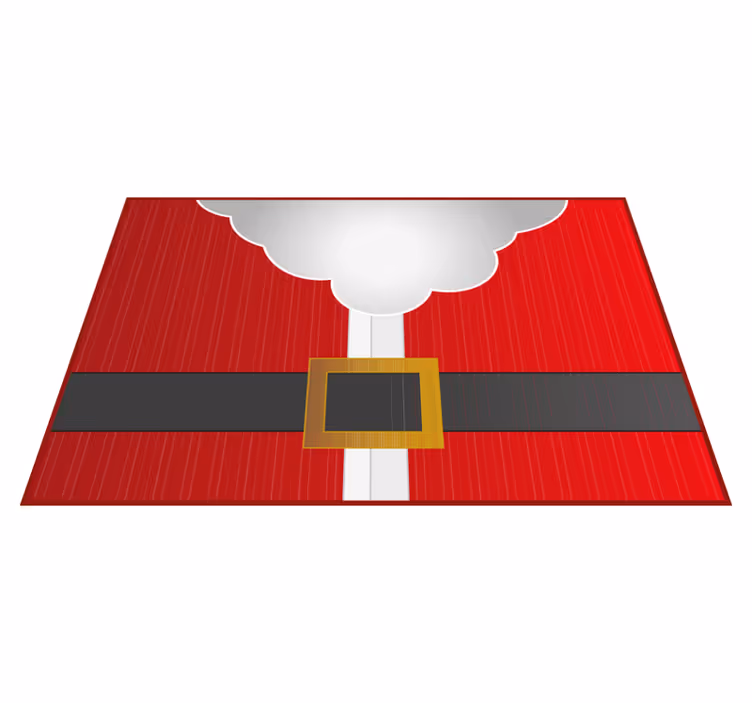 Roter vinyl teppich für weihnachtsmann kostüme - TenStickers