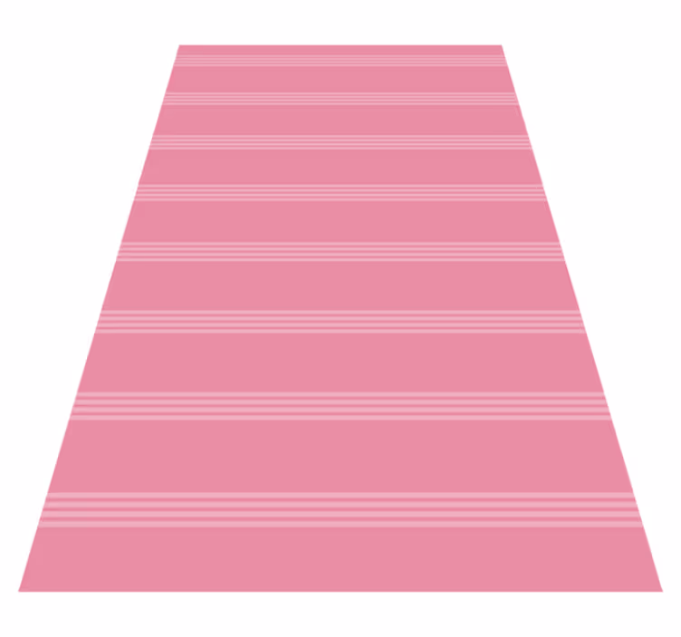 Vinyl teppich rosa mit dunkelpinken hellen streifen - TenStickers