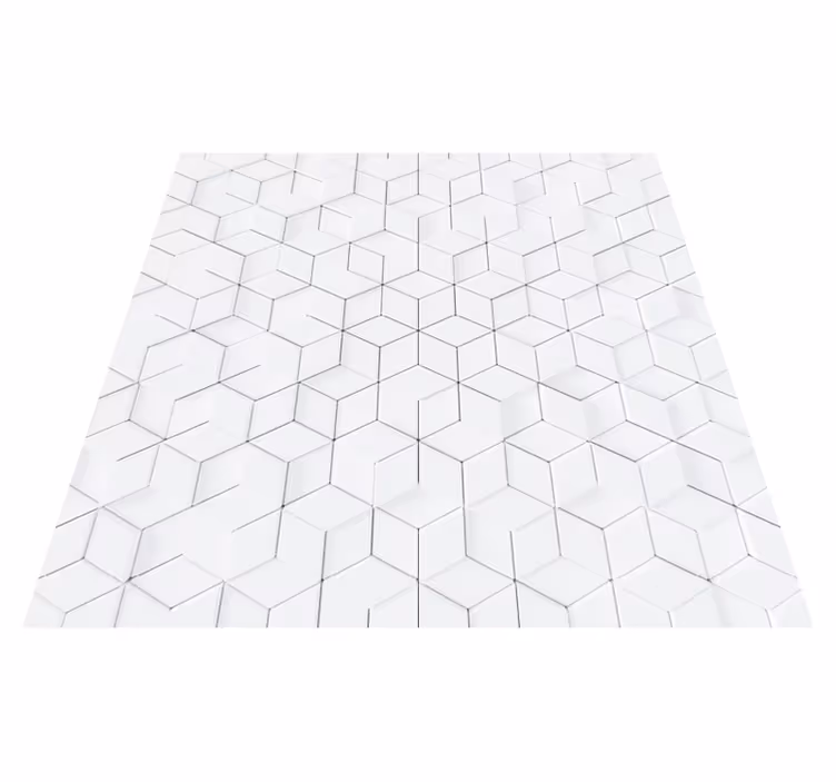 Simpler geometrischer vinylteppich - TenStickers
