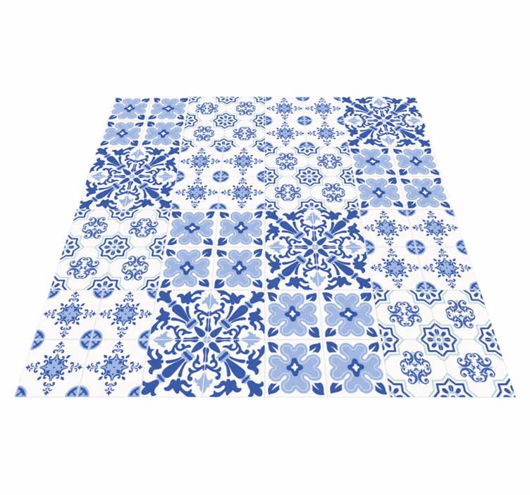 Atemberaubende portugiesische vinyl teppich - TenStickers