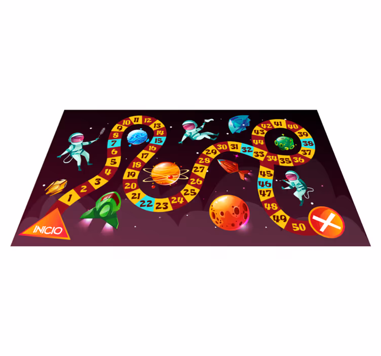 Vinyl Teppich Spiele weltraum-abenteuerspiel - TenStickers