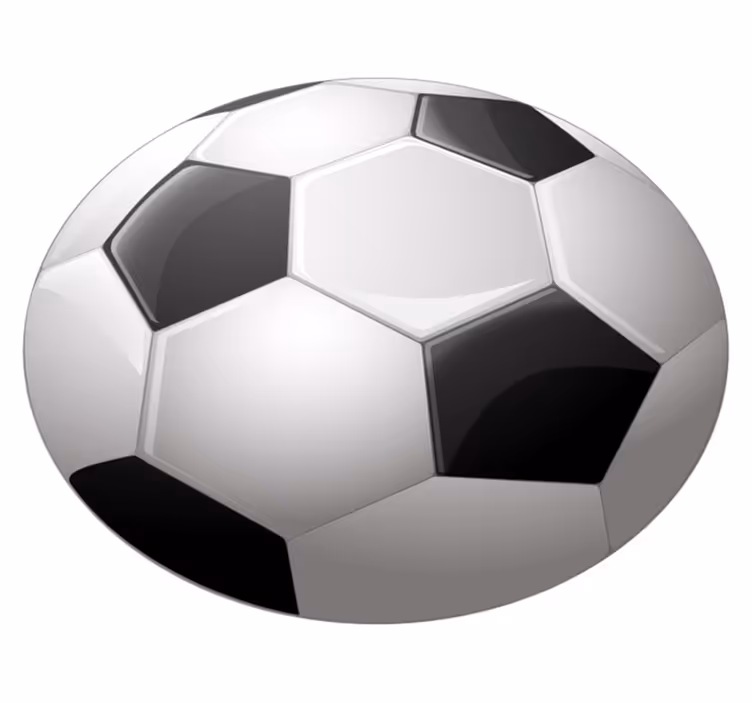 Vinyl Teppich Spiele fußball-illusion - TenStickers