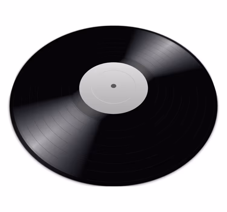 Vinyl Teppich Vintage Schallplatte - TenStickers