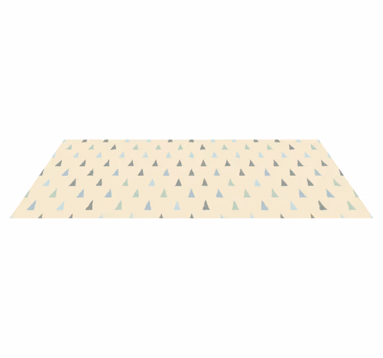 Vinyl Teppich nordisch geometrische dreiecksformen - TenStickers