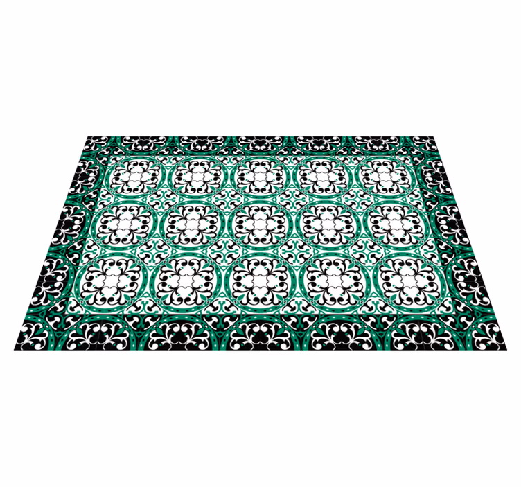 Vinyl Teppich Fliesenoptik verzierten mosaik - TenStickers