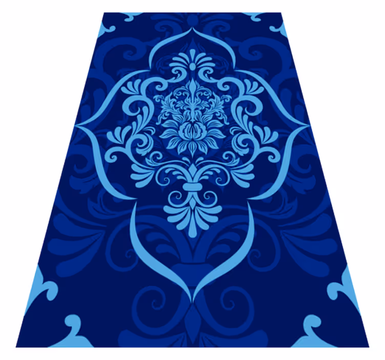Vinyl teppich mandala filigrane mandala eleganz - TenStickers
