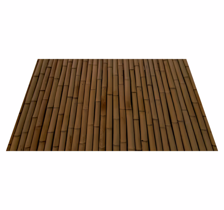 Vinyl Teppich Textur bambus-lamellenmuster - TenStickers