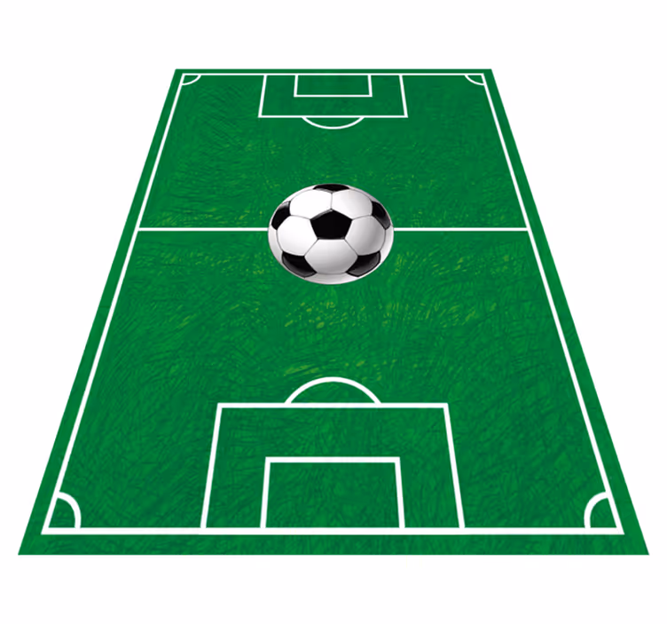 Vinyl Teppich Spiele fußballfeld grafiken - TenStickers