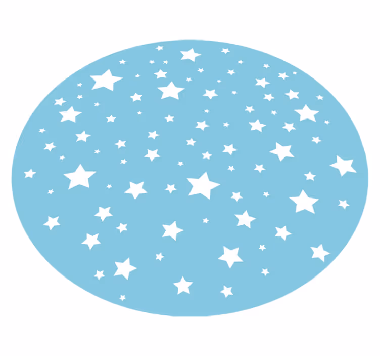 Vinyl Teppich Sterne himmlische sternenlandschaft - TenStickers