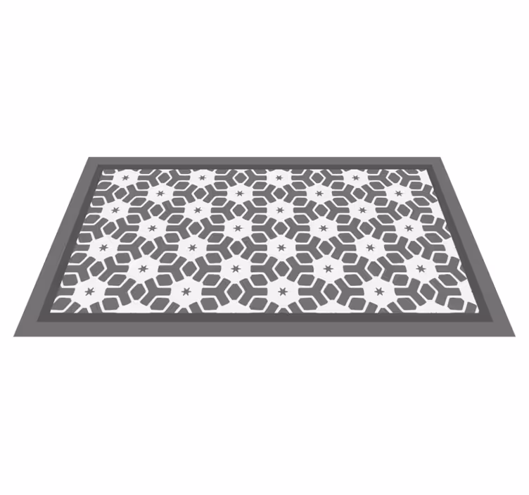 Vinyl Teppich Bad geometrische badezimmermatte - TenStickers