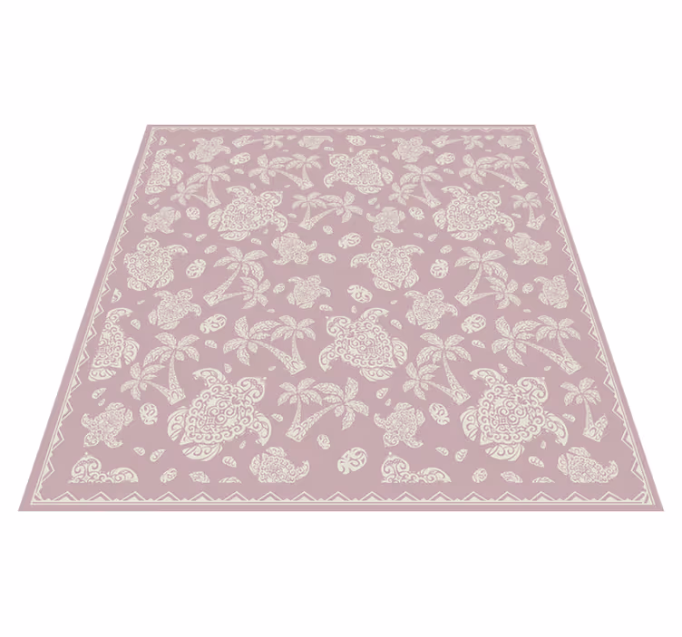 Vinyl Teppich Mandala paisley-Mandalakunst - TenStickers