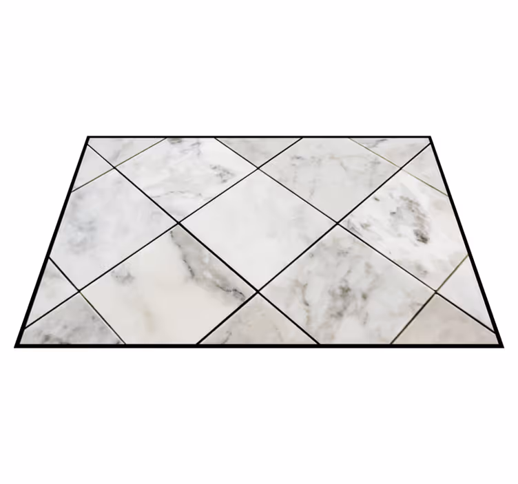 Vinyl teppich marmor illusion - TenStickers