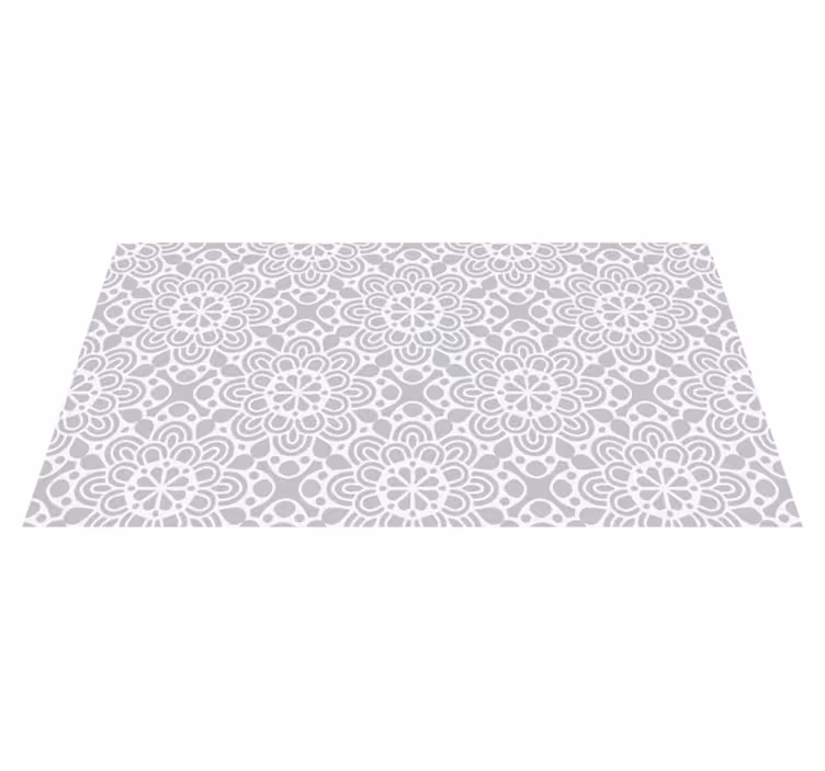Vinyl teppich mandala mit mandala-inspiriertem muster - TenStickers