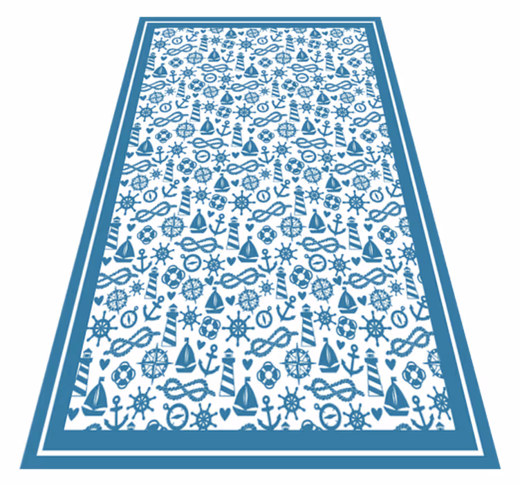 Vinylteppich kindlich nautische spielzeit - TenStickers
