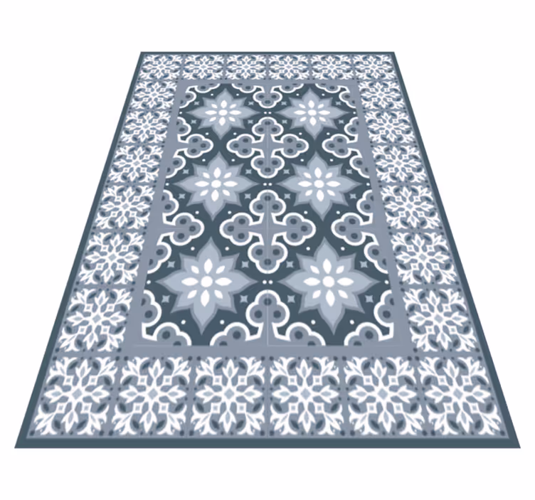 Vinyl Teppich Bad traditionelle fliese - TenStickers