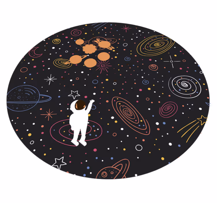 Vinyl Teppich Kinder weltraumerkundungsmotiv - TenStickers