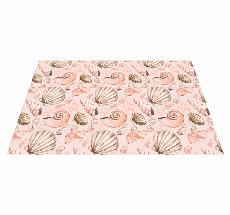 Vinyl Teppich Tiere muschel-muster - TenStickers