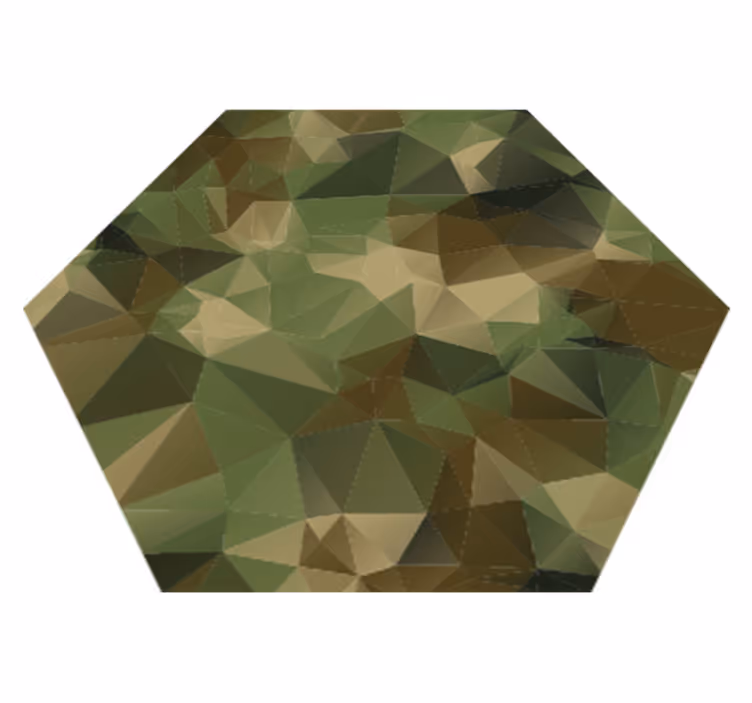 Vinyl teppich geometrisch sechseck mit muster - TenStickers