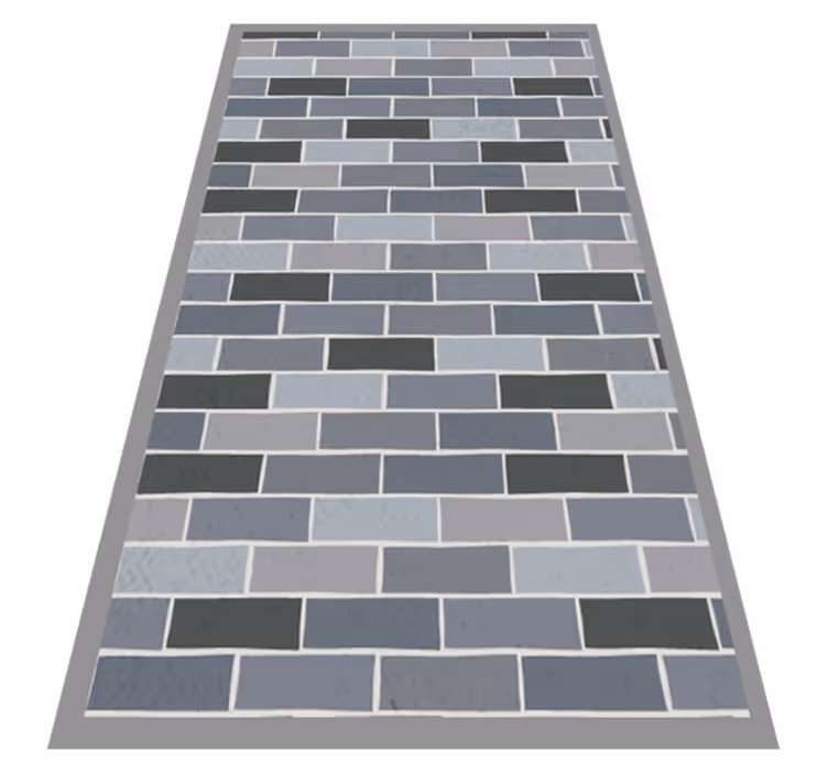 Vinyl Teppich Imitation mauerwerkmuster - TenStickers