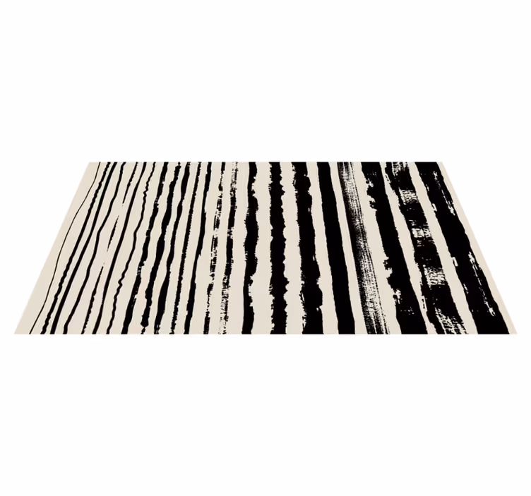 Vinyl Teppich Küche abstrakt monochrom - TenStickers