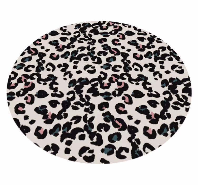 Vinyl teppich tiermuster leopardenflecken muster - TenStickers