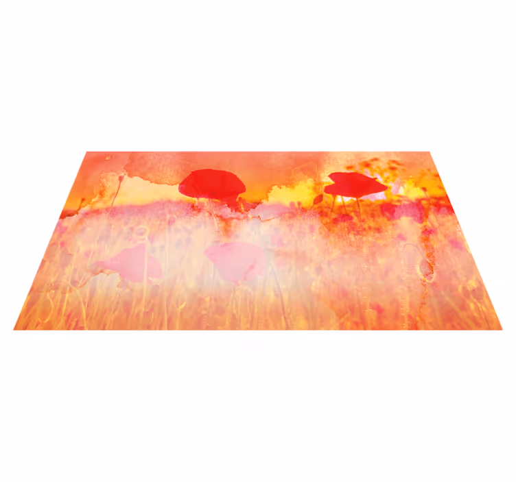 Vinyl Teppich Natur abstrakte wiese - TenStickers