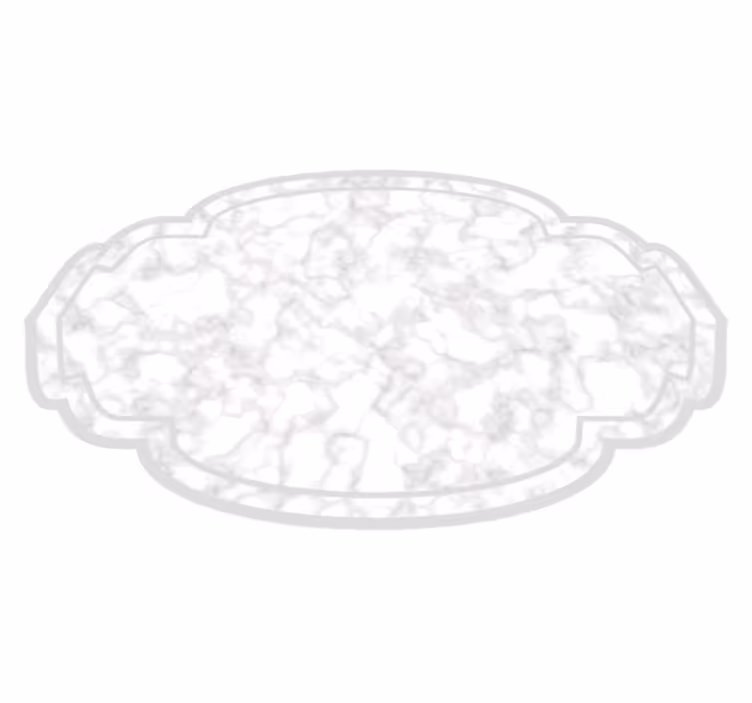Vinyl Teppich Marmor marmorwolkenform - TenStickers